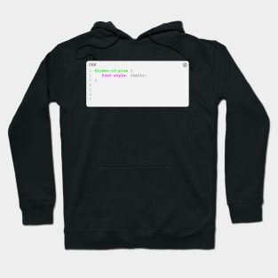 CSS Tower of Pisa Hoodie